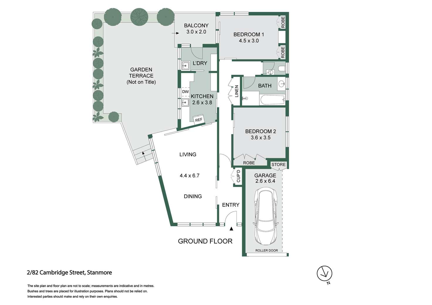 Floorplan of Homely apartment listing, 2/82 Cambridge Street, Stanmore NSW 2048