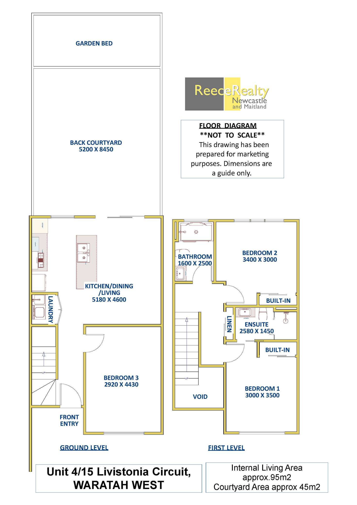 Floorplan of Homely house listing, 4/15 Livistonia Circuit, Waratah West NSW 2298