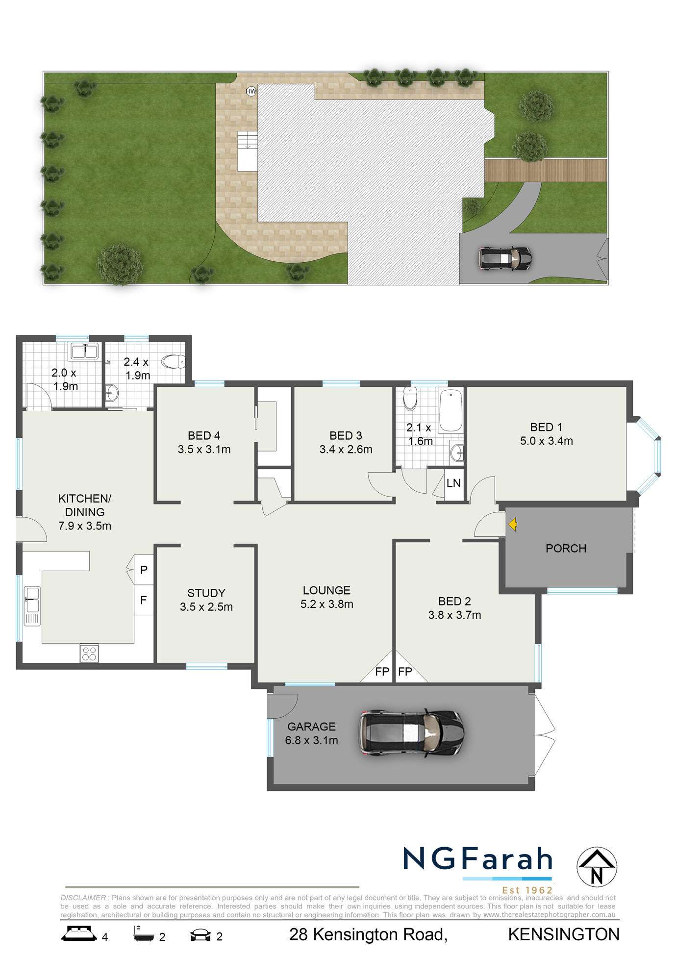 Floorplan of Homely house listing, 28 Kensington Road, Kensington NSW 2033
