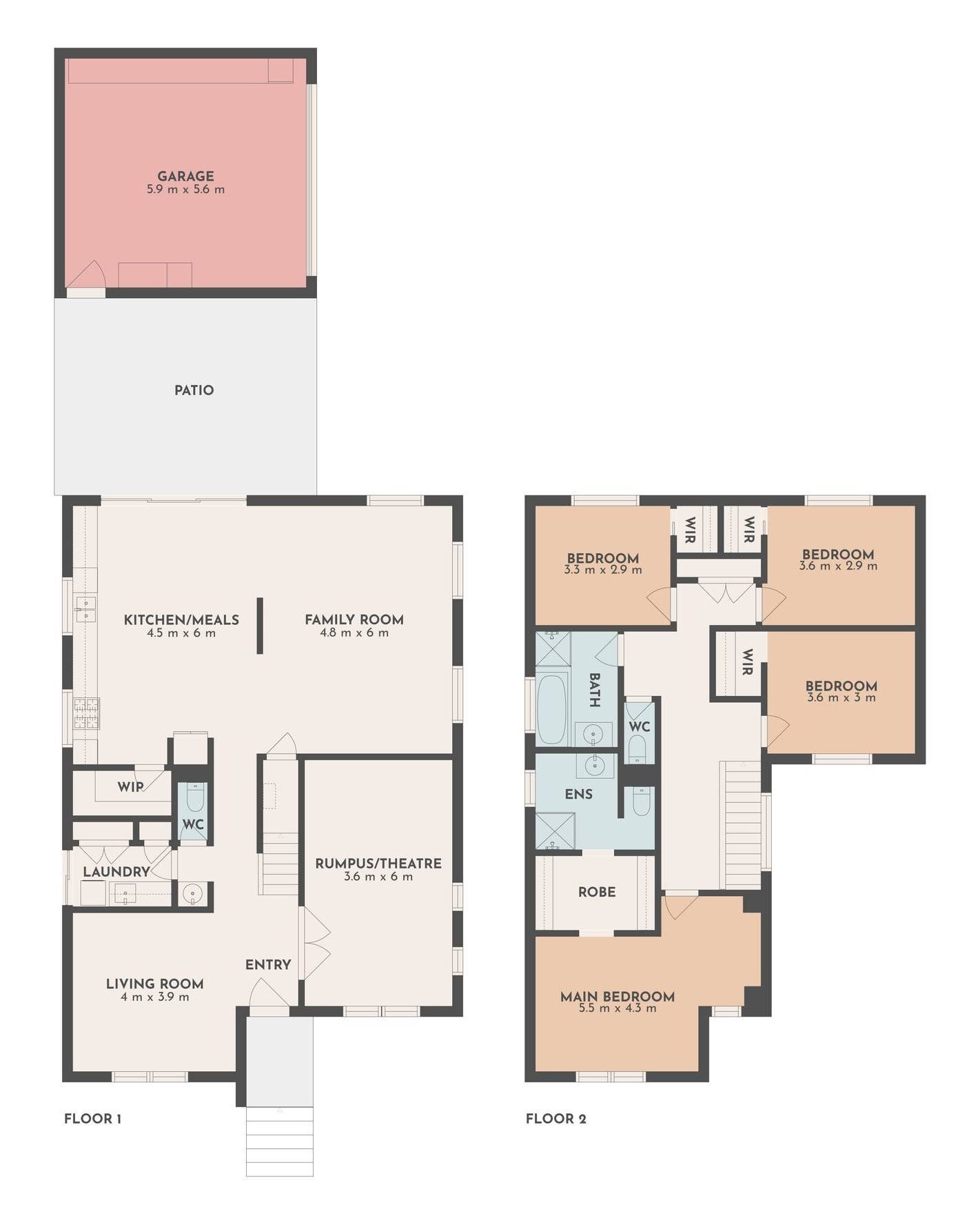 Floorplan of Homely house listing, 40 Como Parade, Clyde North VIC 3978