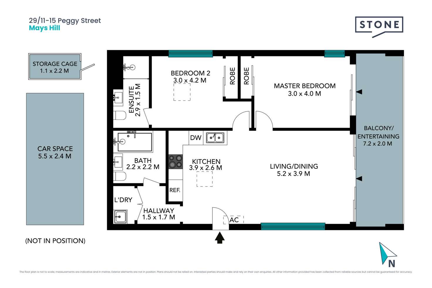 Floorplan of Homely apartment listing, 29/11-15 Peggy Street, Mays Hill NSW 2145