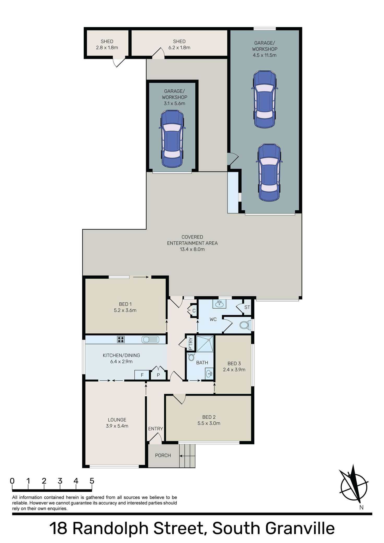 Floorplan of Homely house listing, 18 Randolph Street, Granville NSW 2142