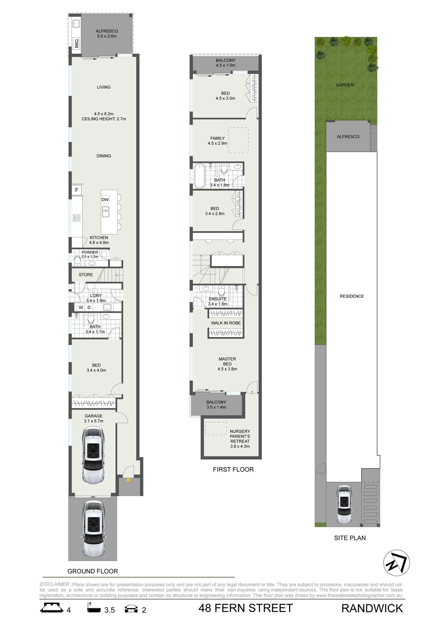 Floorplan of Homely house listing, 48 Fern Street, Randwick NSW 2031