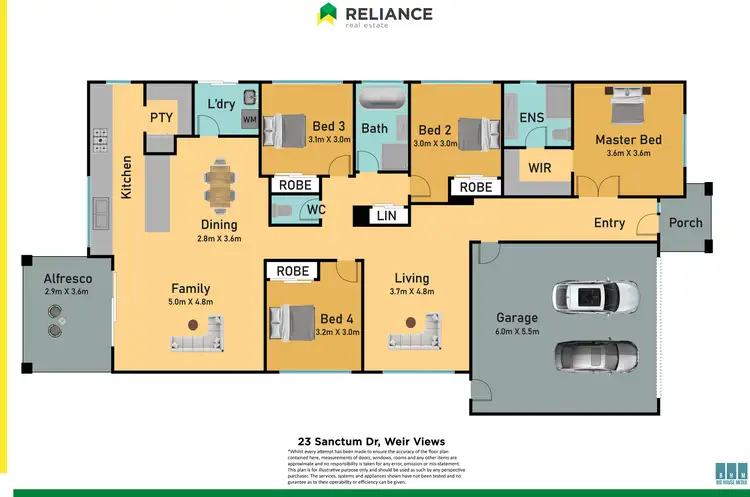 Floorplan of Homely house listing, 23 Sanctum Drive, Weir Views VIC 3338