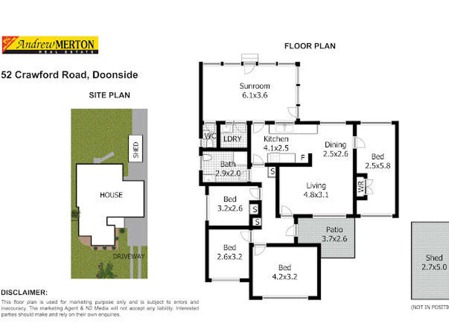 Floorplan of Homely house listing, 52 Crawford Road, Doonside NSW 2767