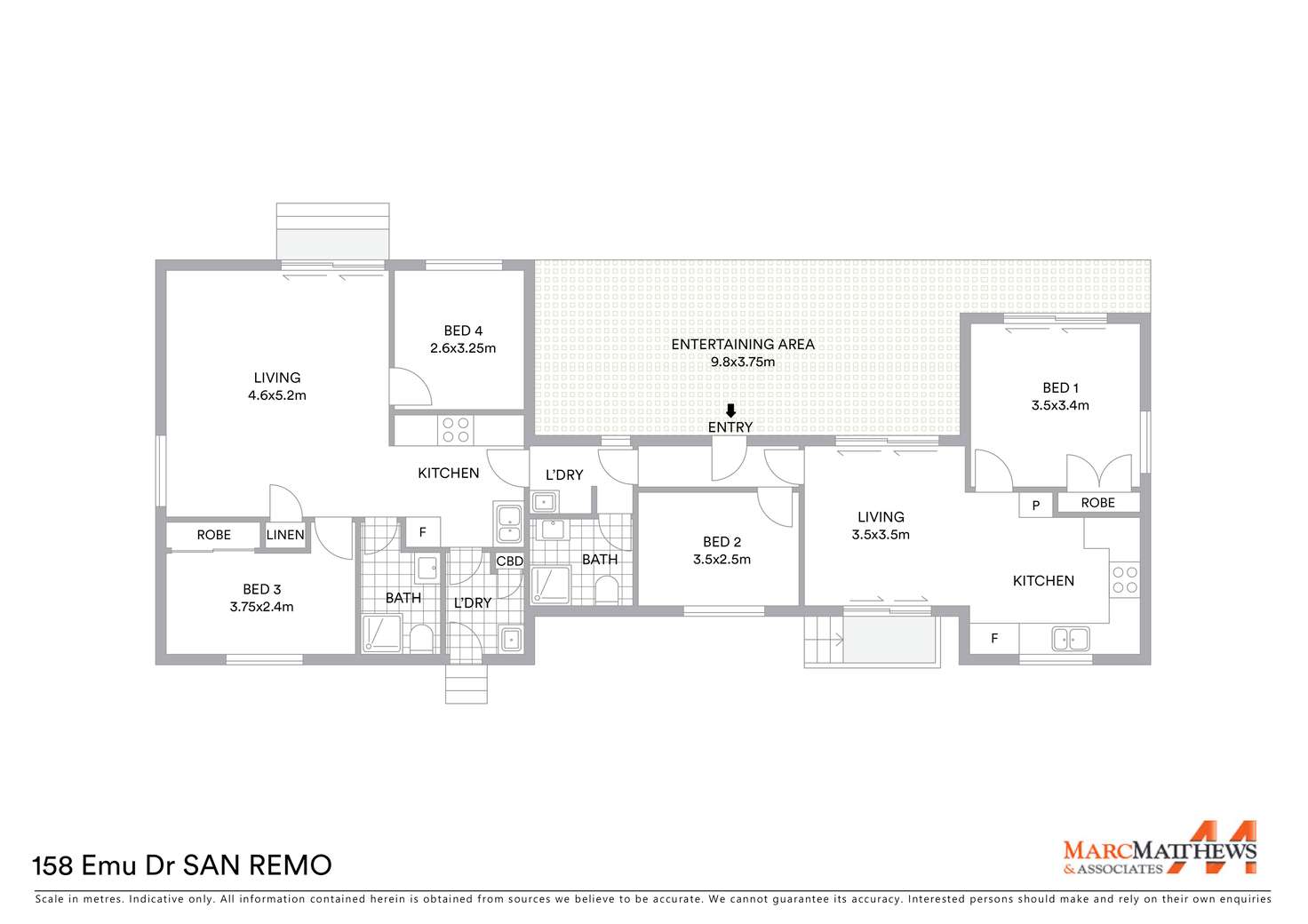 Floorplan of Homely house listing, 158 Emu Drive, San Remo NSW 2262