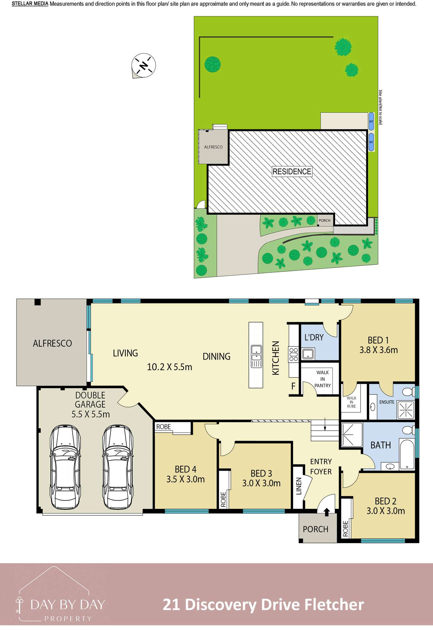 Floorplan of Homely house listing, 21 Discovery Drive, Fletcher NSW 2287