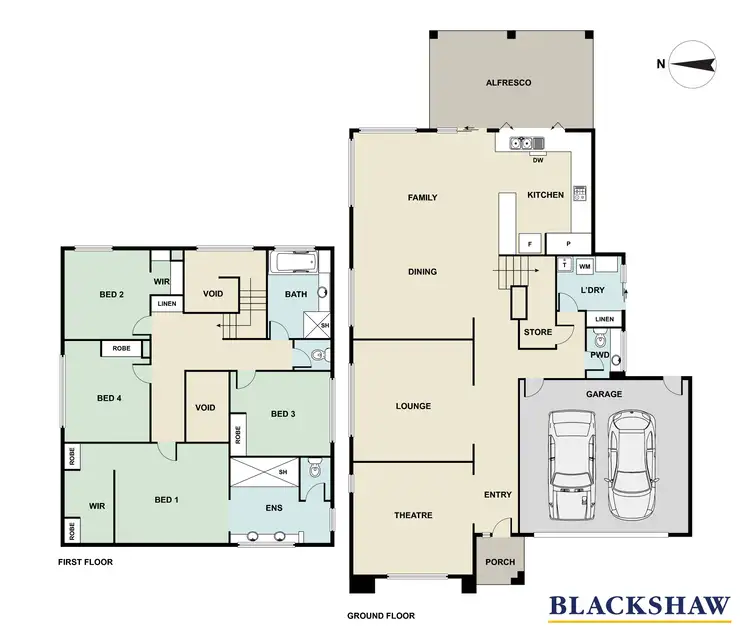 Floorplan of Homely house listing, 5 Xenica Street, Wright ACT 2611
