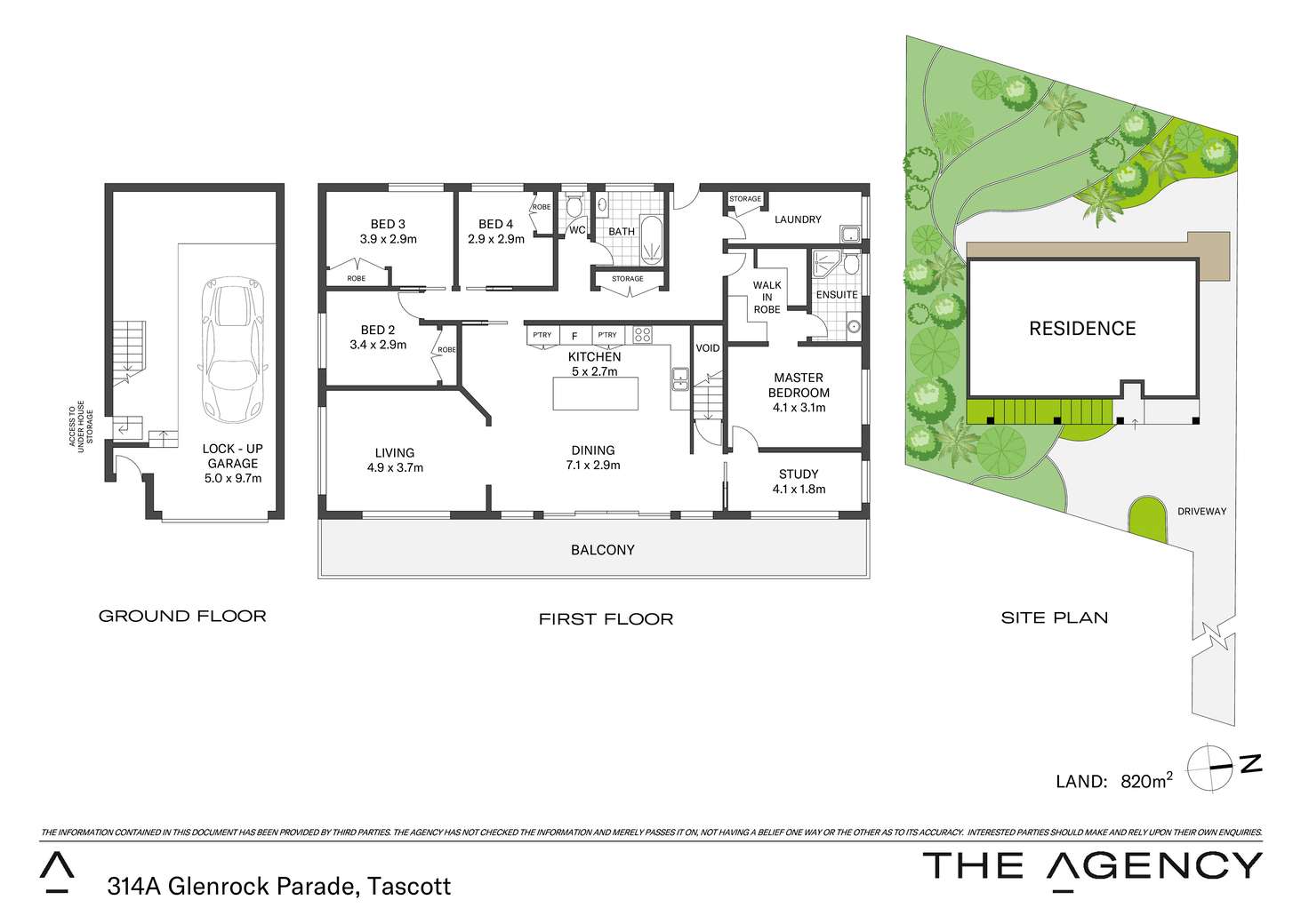 Floorplan of Homely house listing, 314a Glenrock Parade, Tascott NSW 2250