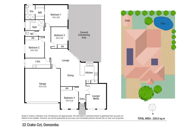 Floorplan of Homely house listing, 22 Crake Circuit, Oonoonba QLD 4811
