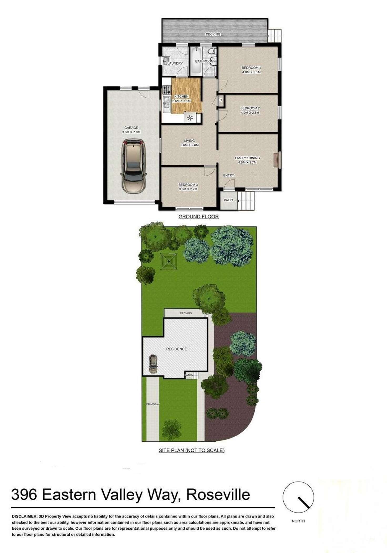 Floorplan of Homely house listing, 396 Eastern Valley Way, Roseville NSW 2069