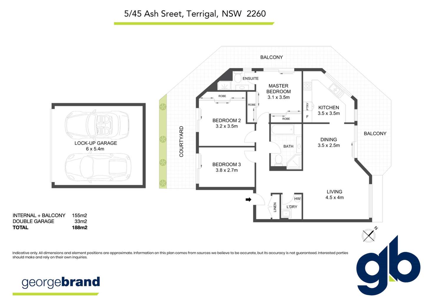 Floorplan of Homely unit listing, 5/45-47 Ash Street, Terrigal NSW 2260