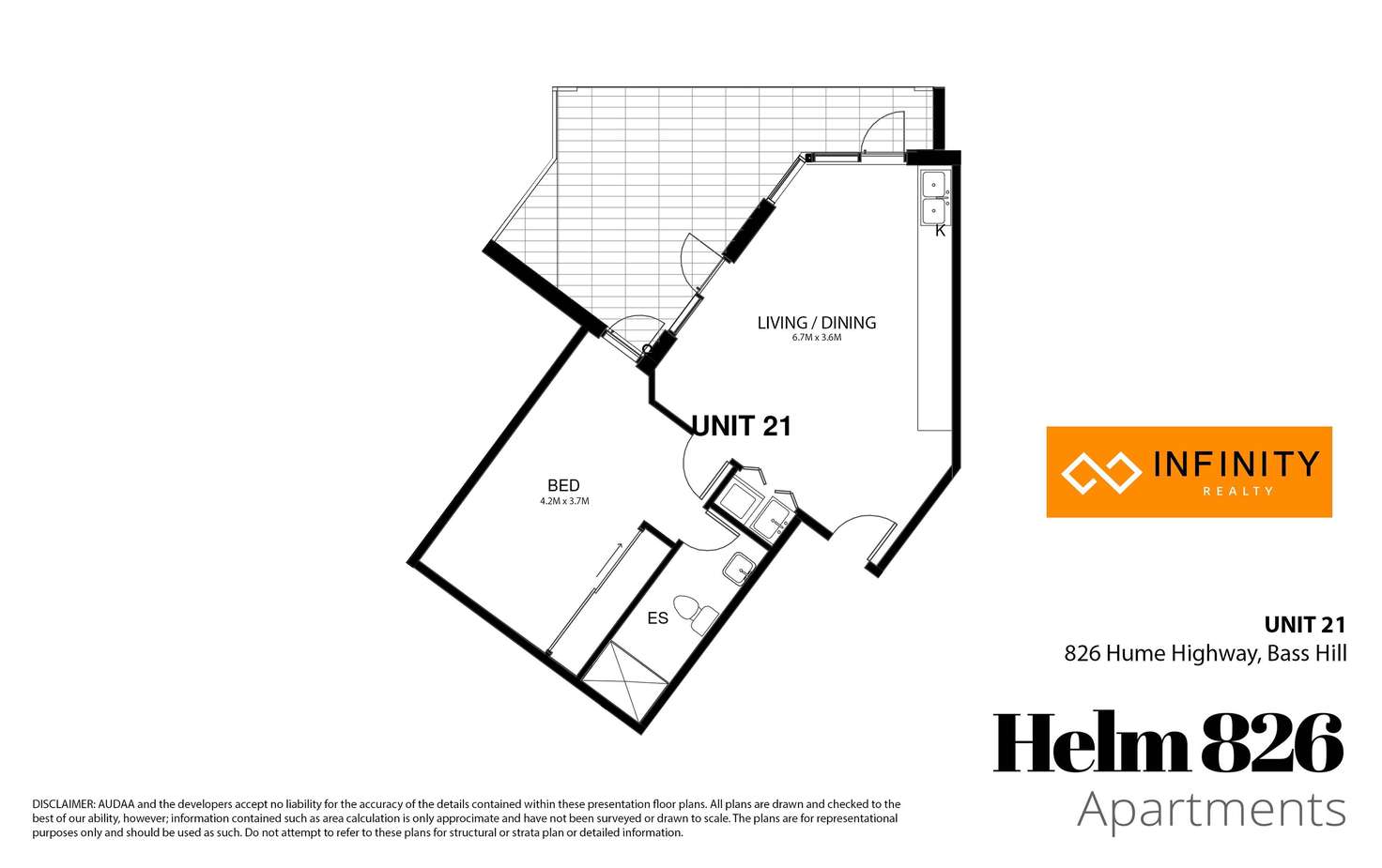 Floorplan of Homely apartment listing, 21/826 Hume Highway, Bass Hill NSW 2197