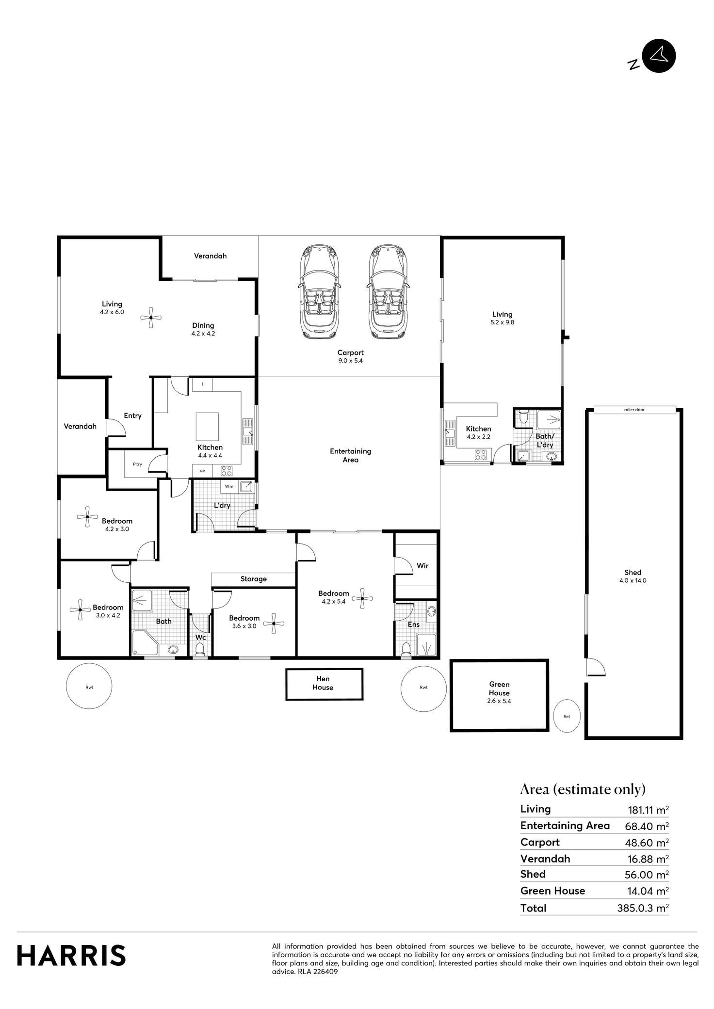 Floorplan of Homely house listing, 22 Marno Street, Yorketown SA 5576