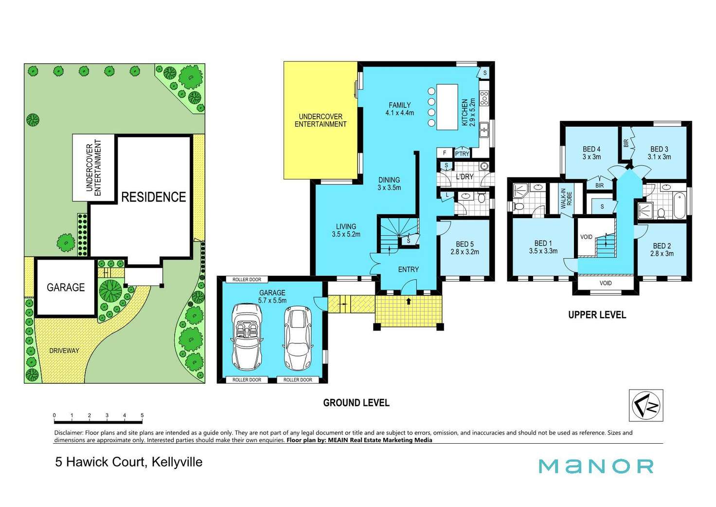 Floorplan of Homely house listing, 5 Hawick Court, Kellyville NSW 2155