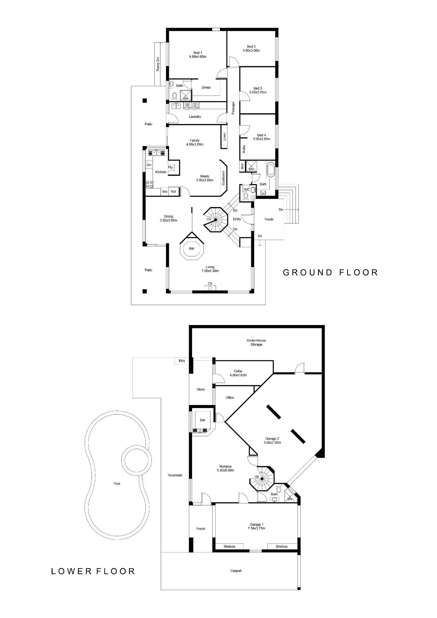 Floorplan of Homely house listing, 28 Kintyre Road, Woodforde SA 5072