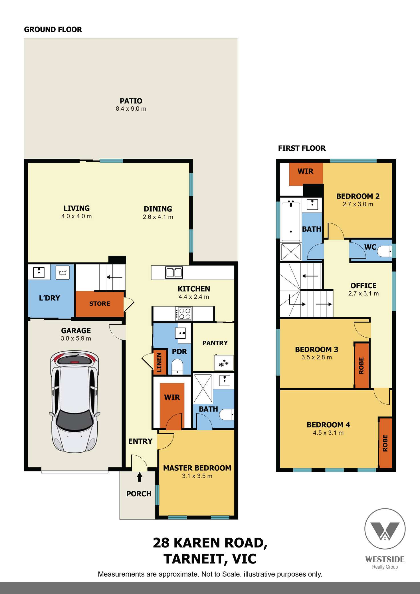 Floorplan of Homely house listing, 28 Karen Road, Tarneit VIC 3029