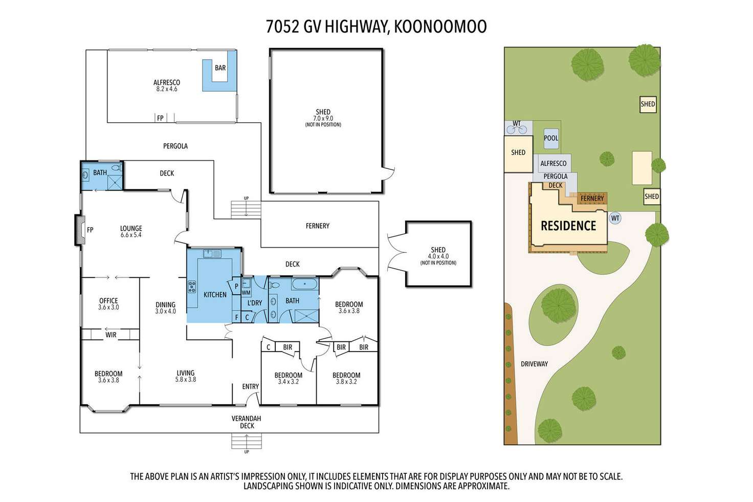 Floorplan of Homely house listing, 7052 Goulburn Valley Highway, Koonoomoo VIC 3644