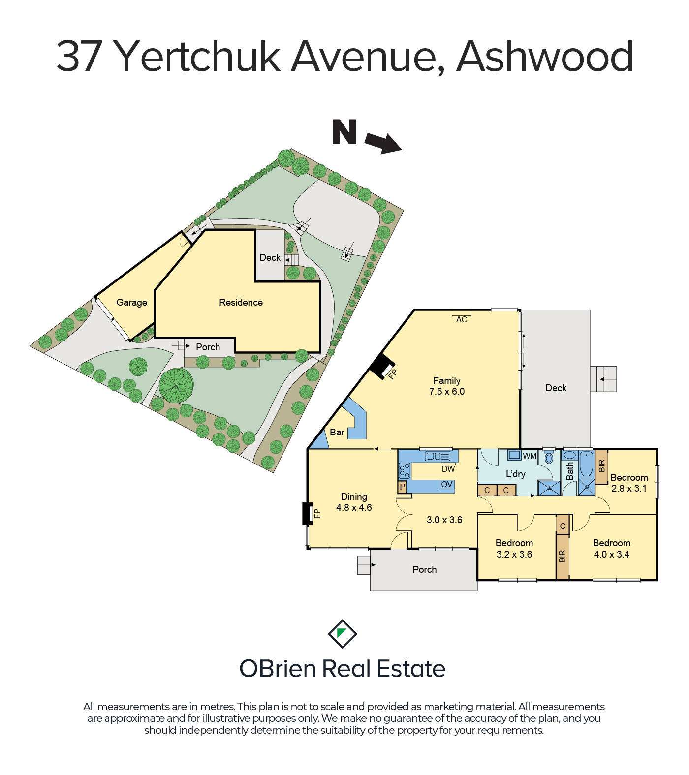 Floorplan of Homely house listing, 37 Yertchuk Avenue, Ashwood VIC 3147