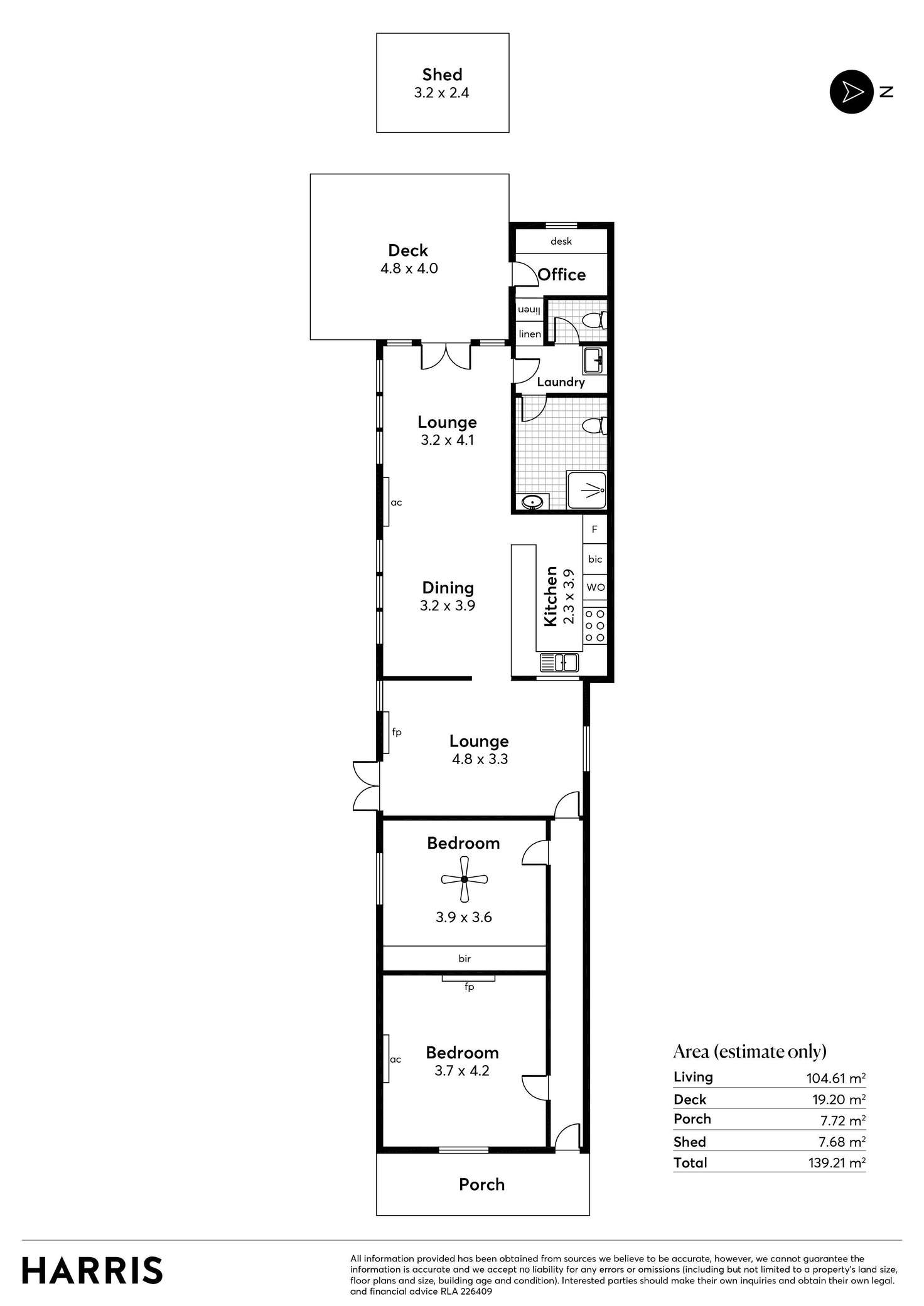 Floorplan of Homely house listing, 34 Charles Street, Forestville SA 5035