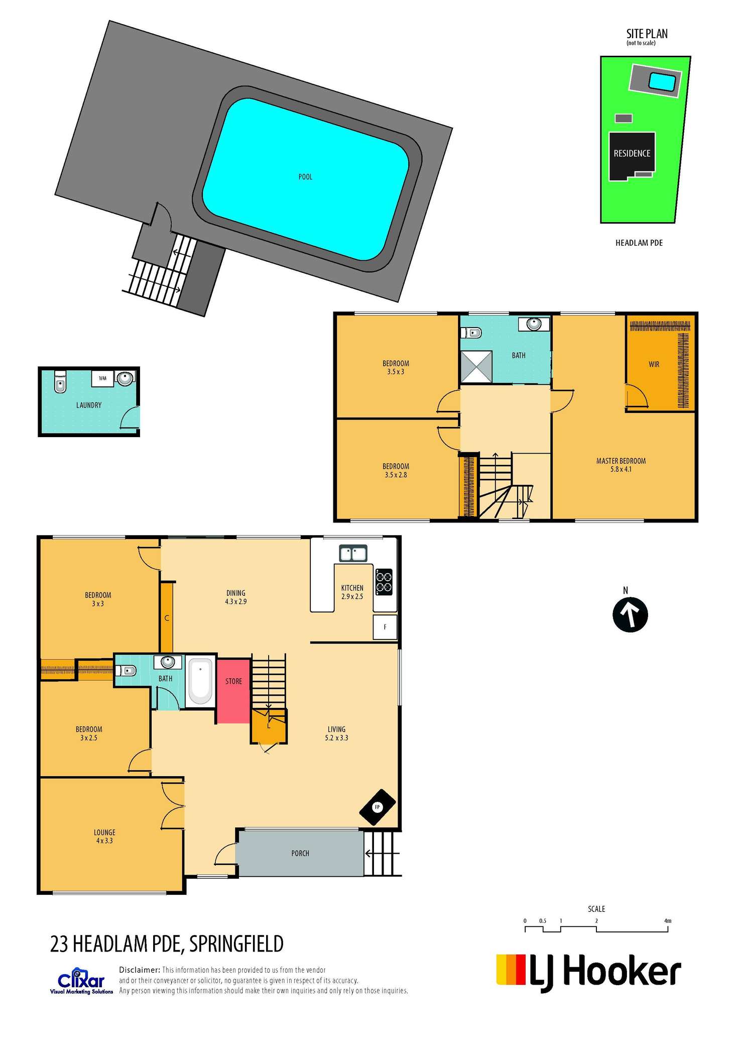 Floorplan of Homely house listing, 23 Headlam Parade, Springfield NSW 2250