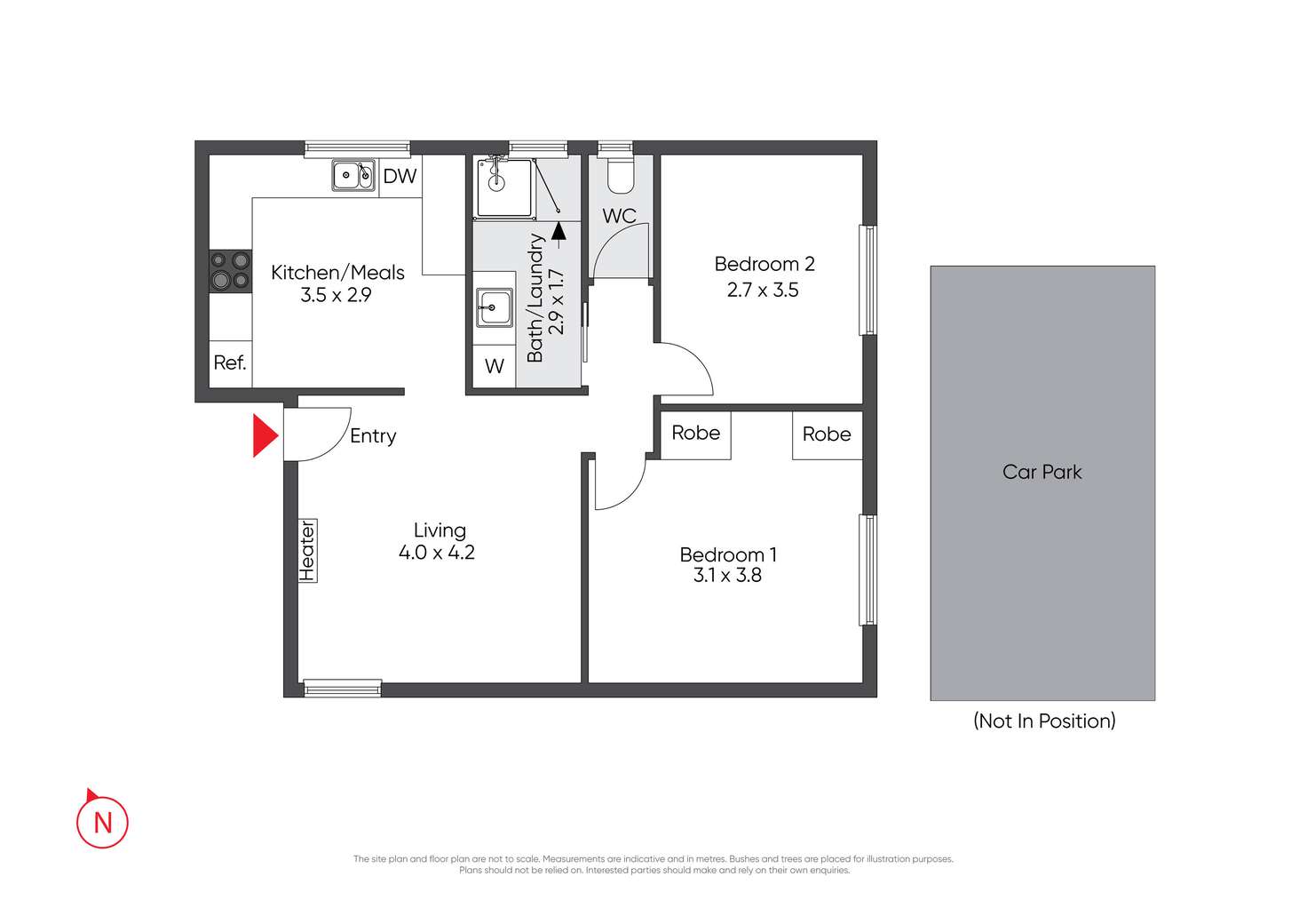 Floorplan of Homely apartment listing, 6/13 Dover Road, Williamstown VIC 3016