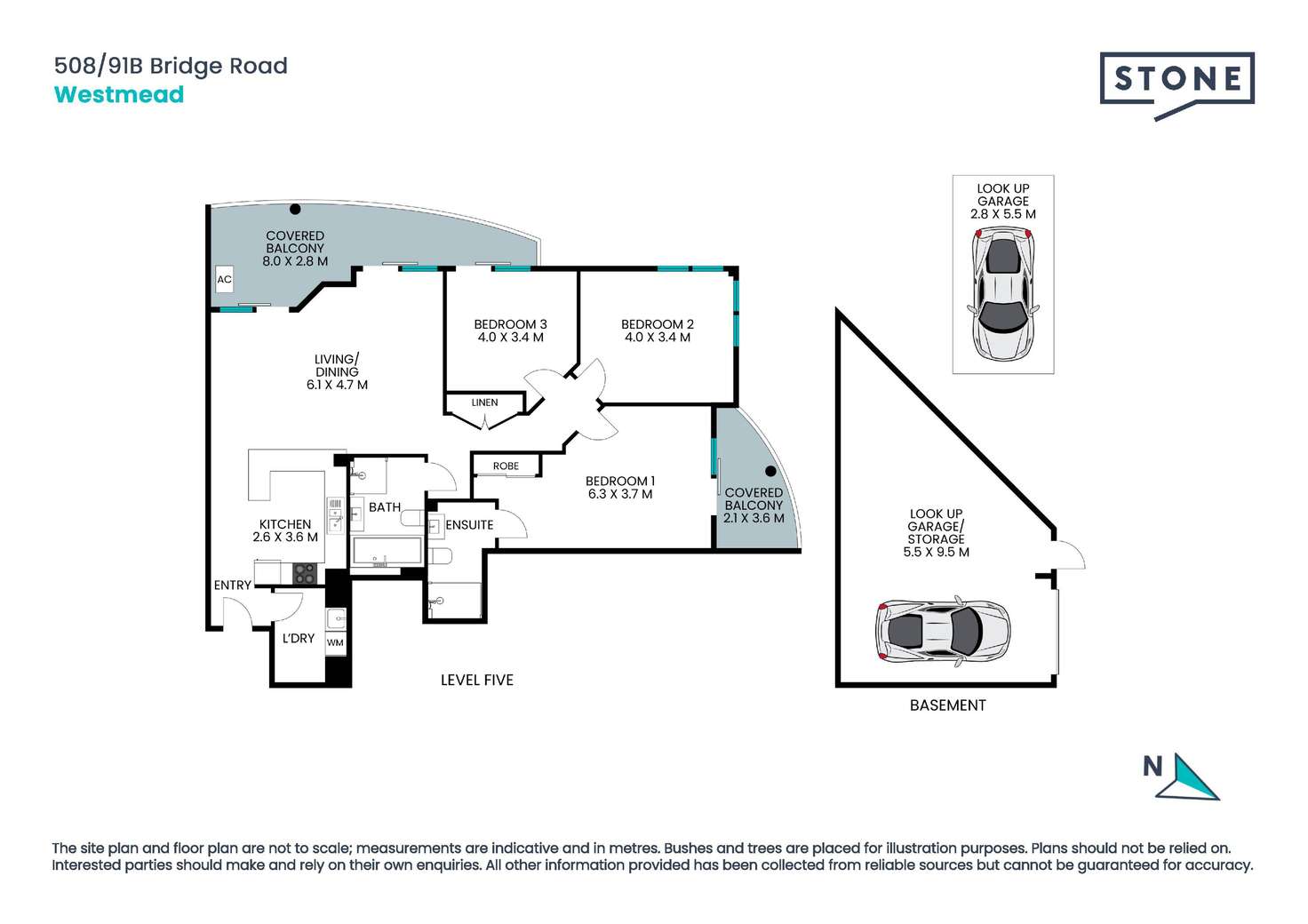 Floorplan of Homely apartment listing, 508/91B Bridge Road, Westmead NSW 2145
