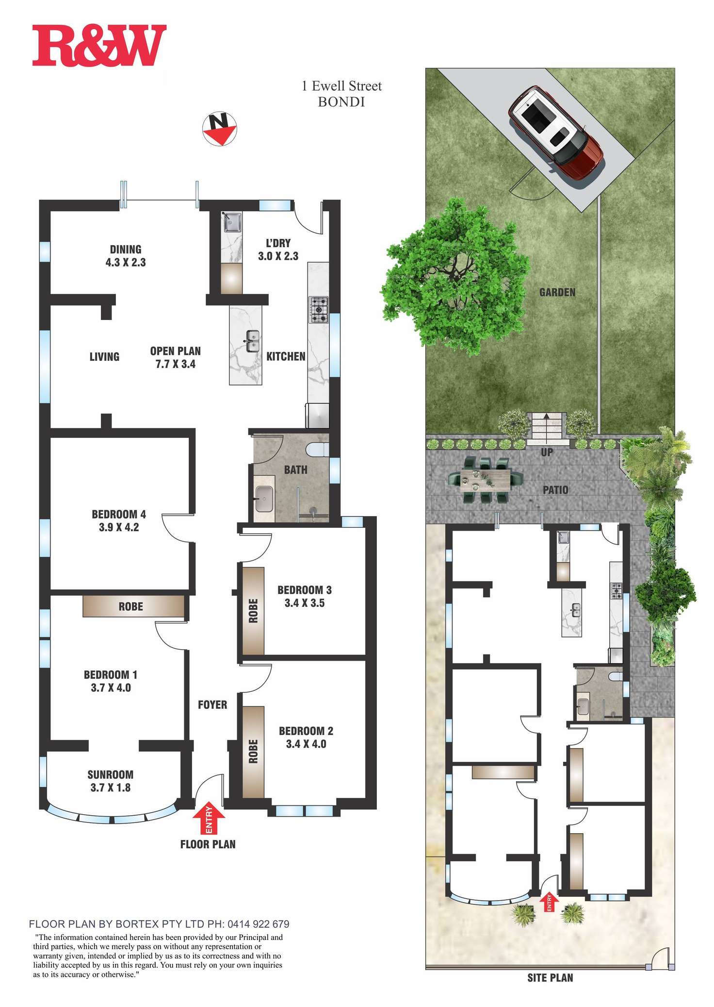 Floorplan of Homely house listing, 1 Ewell Street, Bondi NSW 2026