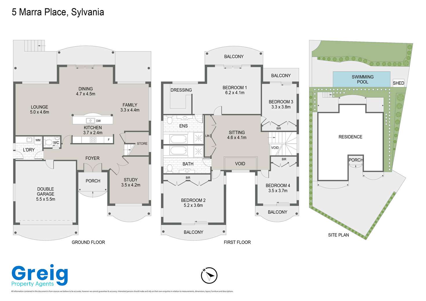 Floorplan of Homely house listing, 5 Marra Place, Sylvania NSW 2224