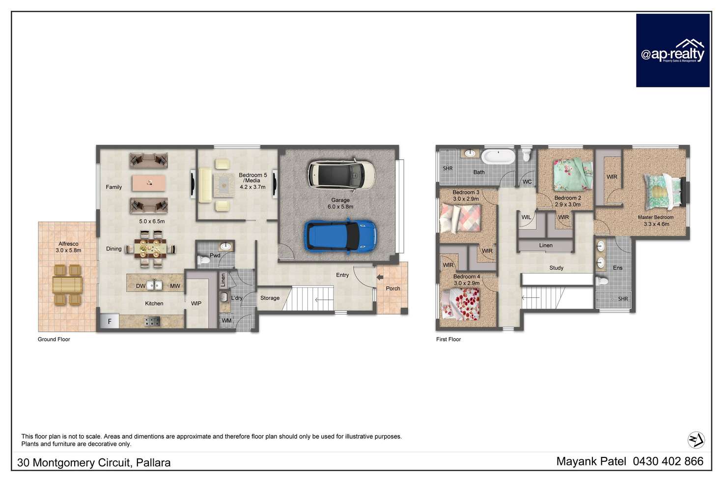 Floorplan of Homely house listing, 30 Montgomery Circuit, Pallara QLD 4110