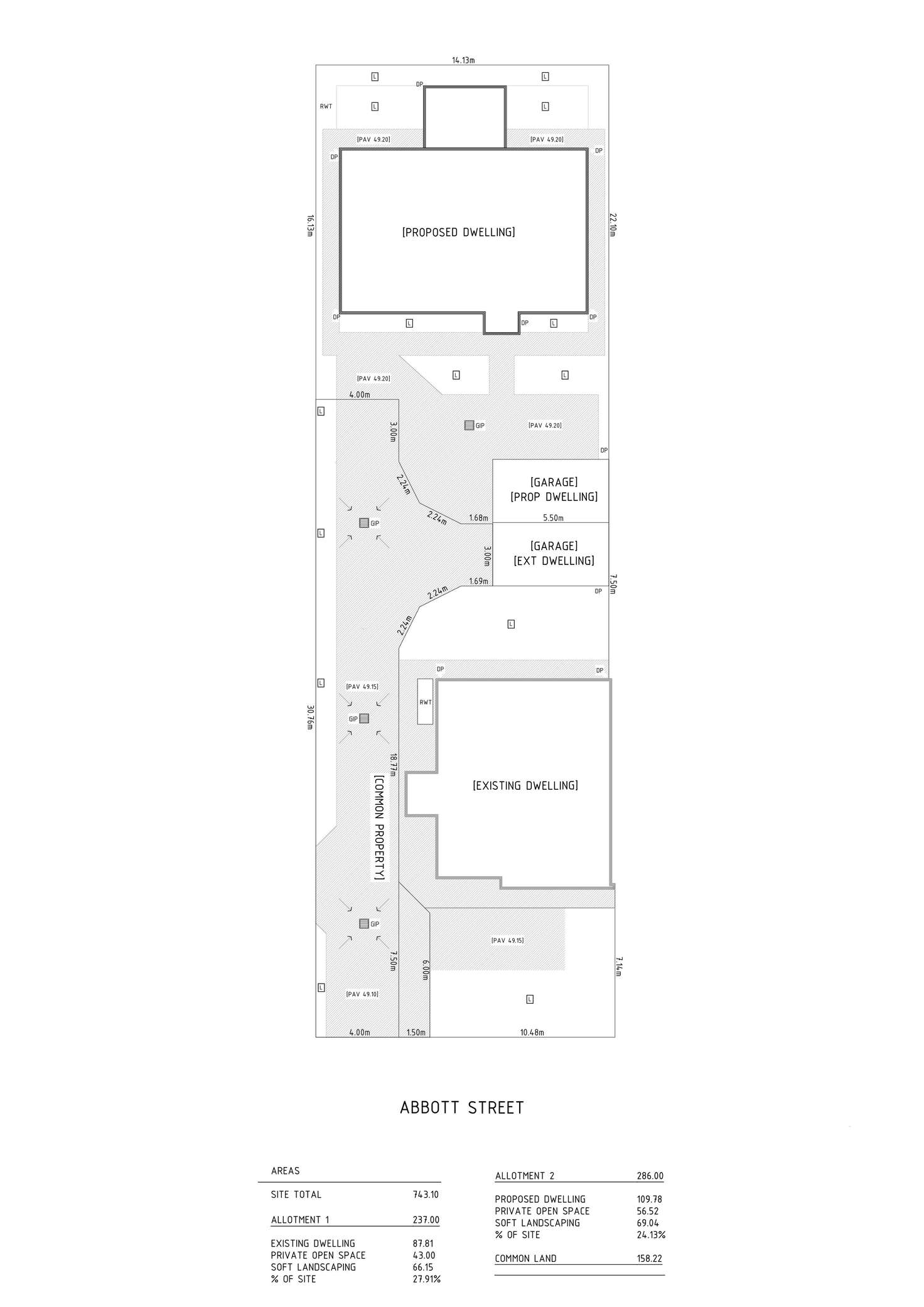 Floorplan of Homely residentialLand listing, LOT 2, 11 Abbott Street, Klemzig SA 5087