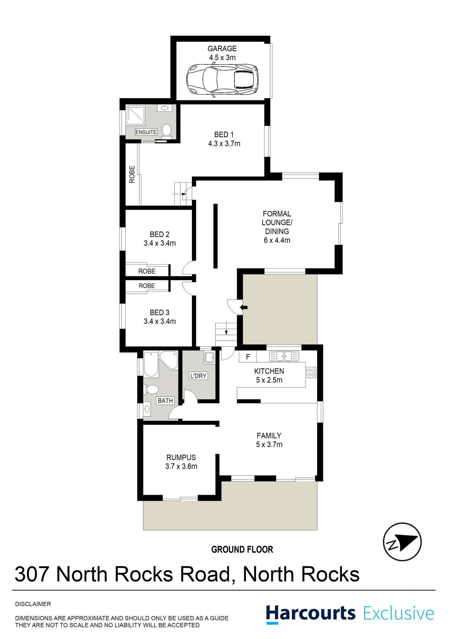 Floorplan of Homely house listing, 307 North Rocks Road, North Rocks NSW 2151