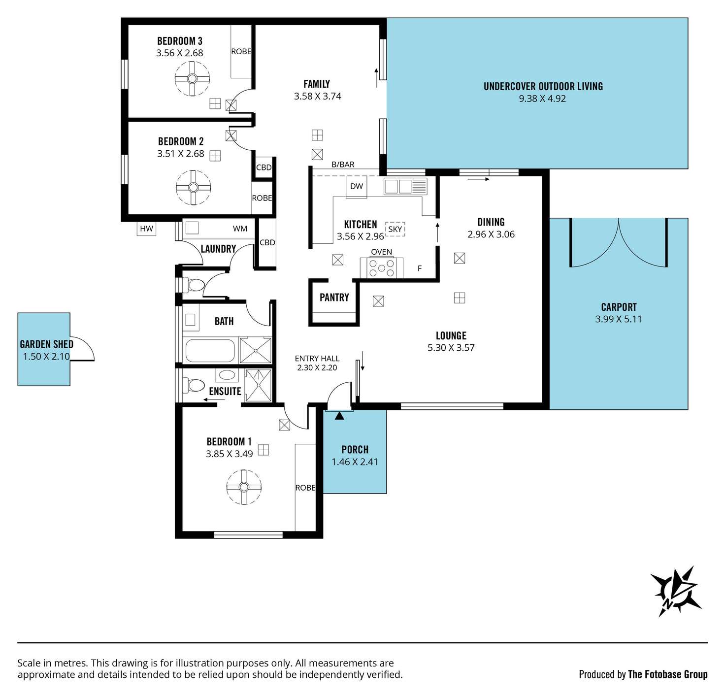 Floorplan of Homely house listing, 41 Easton Road, Happy Valley SA 5159