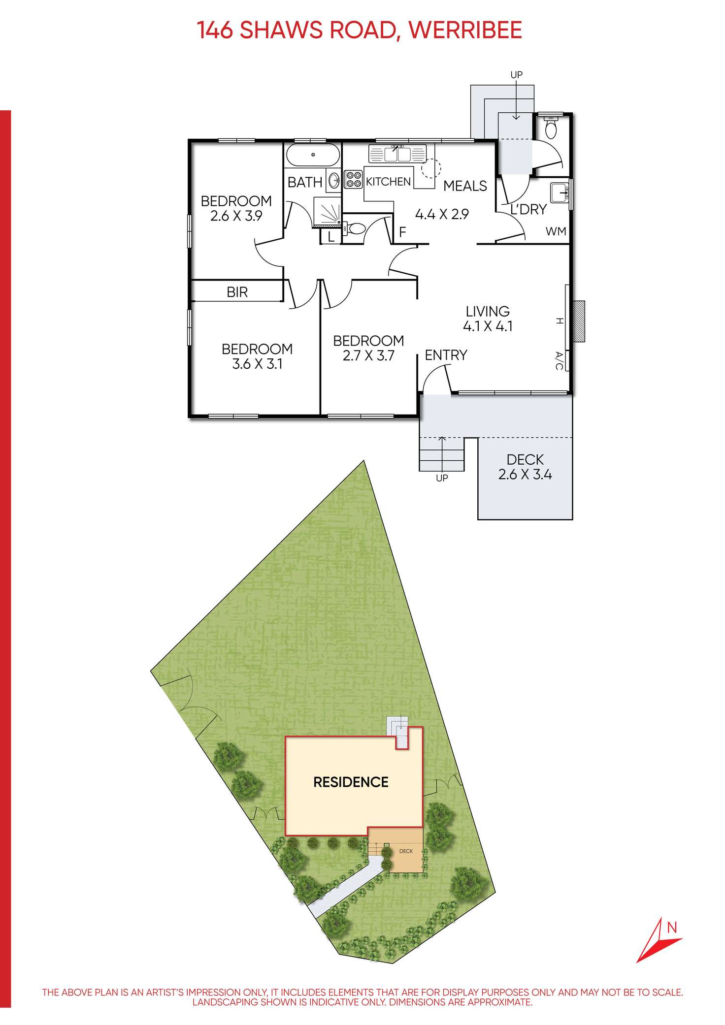 Floorplan of Homely house listing, 146 Shaws Road, Werribee VIC 3030