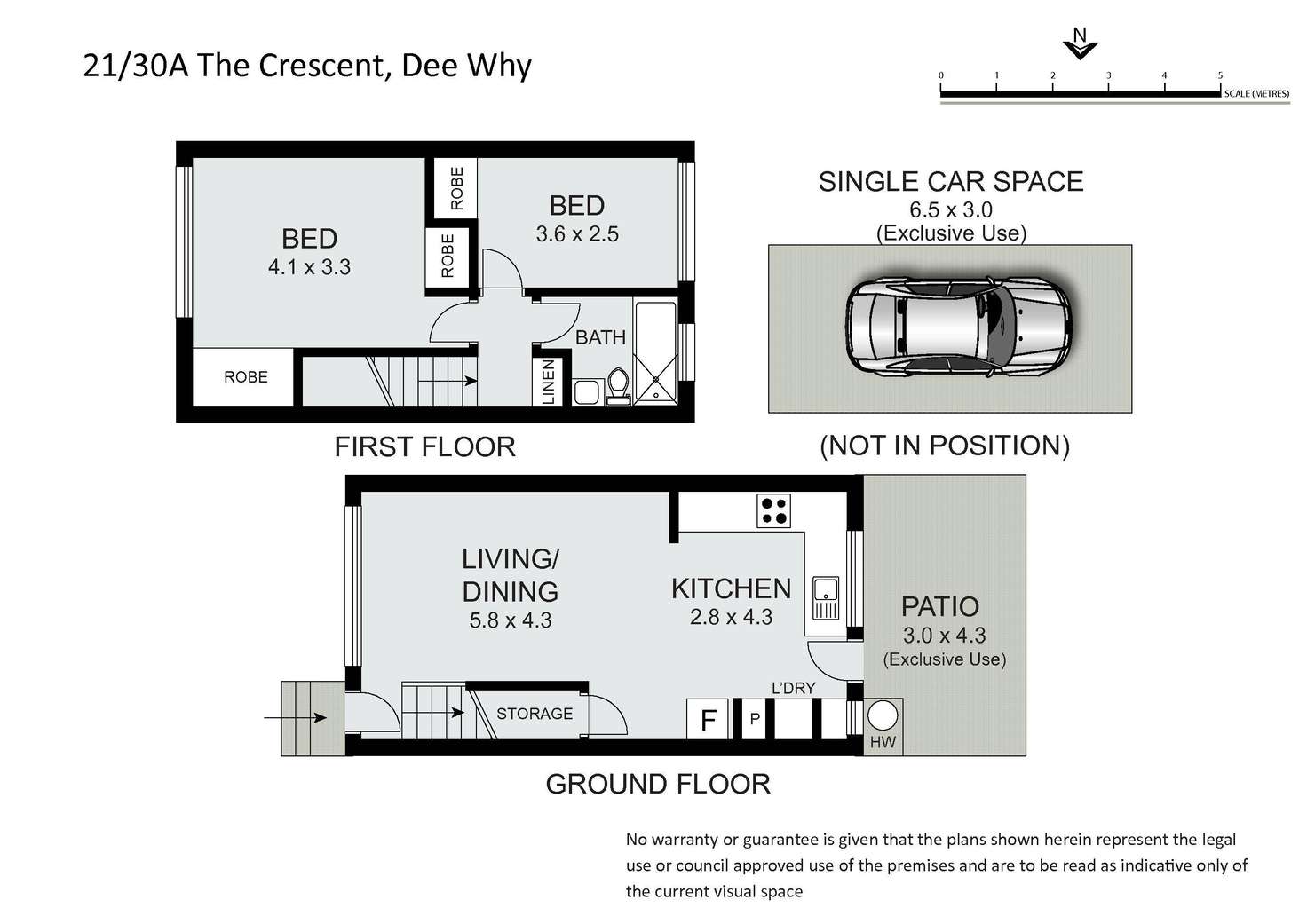 Floorplan of Homely apartment listing, 21/30A The Crescent, Dee Why NSW 2099