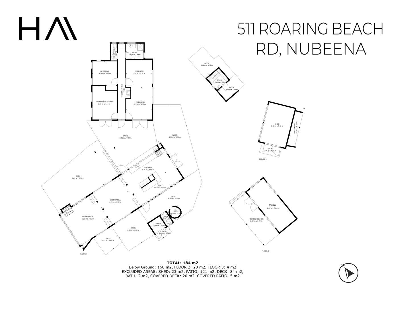 Floorplan of Homely house listing, 511 Roaring Beach Road, Nubeena TAS 7184
