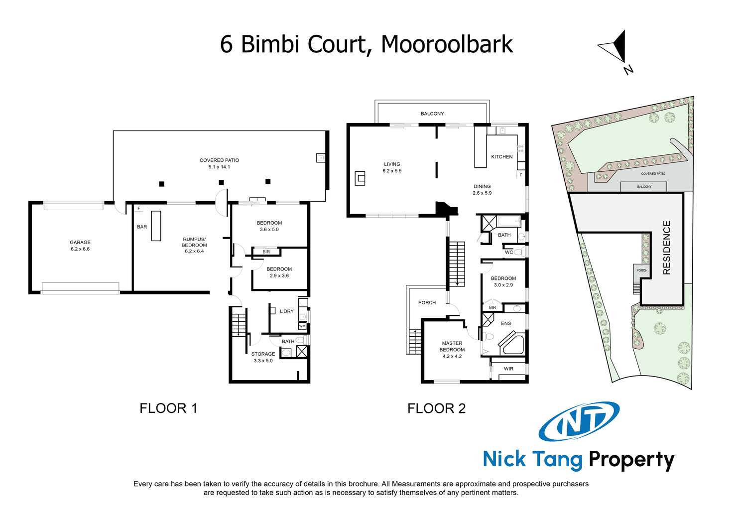 Floorplan of Homely house listing, 6 Bimbi Court, Mooroolbark VIC 3138