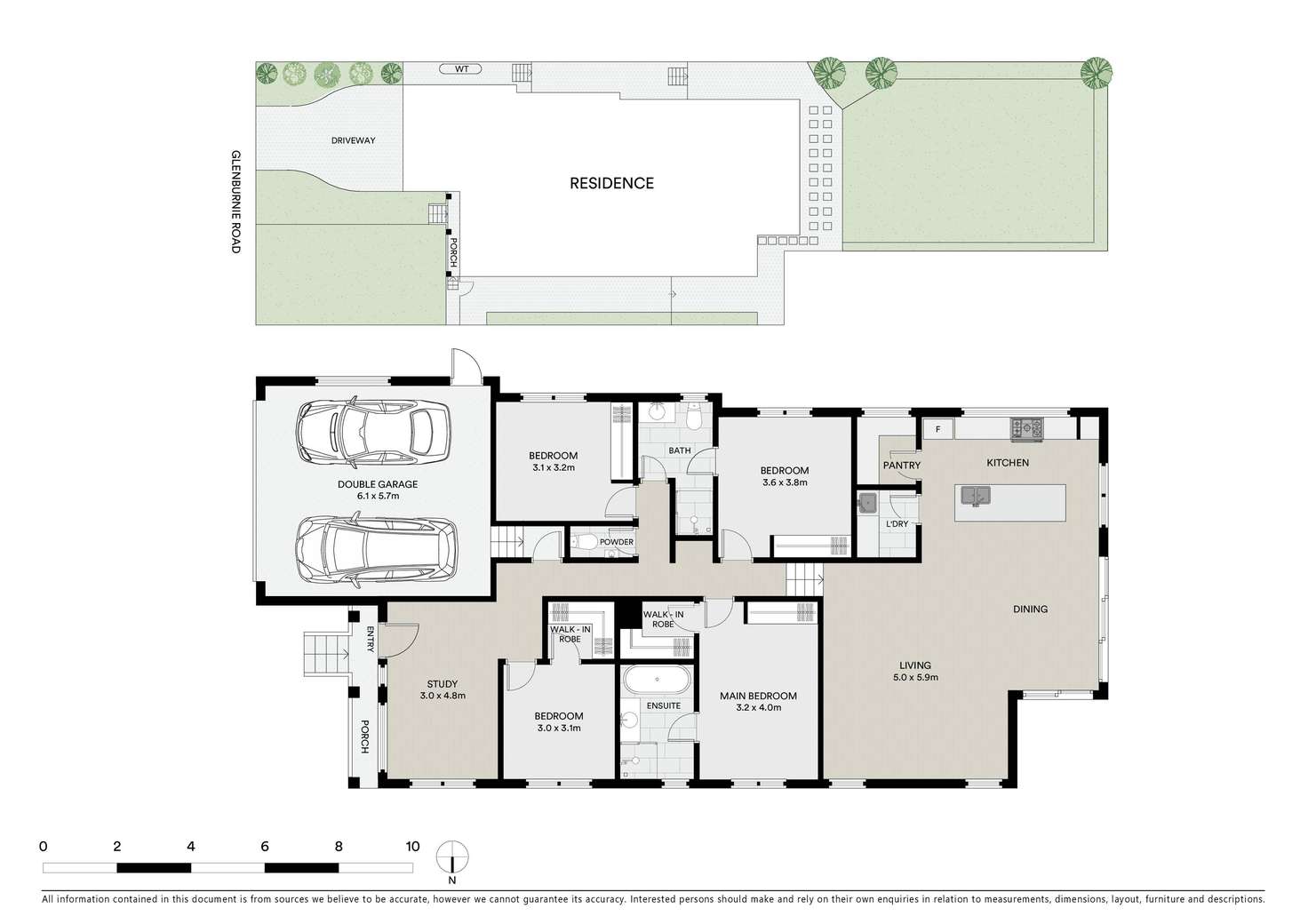 Floorplan of Homely house listing, 48 Glenburnie Road, Mitcham VIC 3132