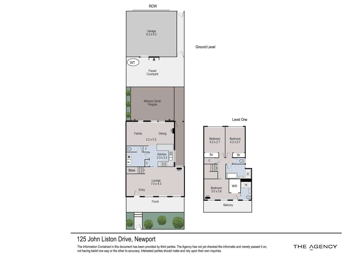 Floorplan of Homely house listing, 125 John Liston Drive, Newport VIC 3015