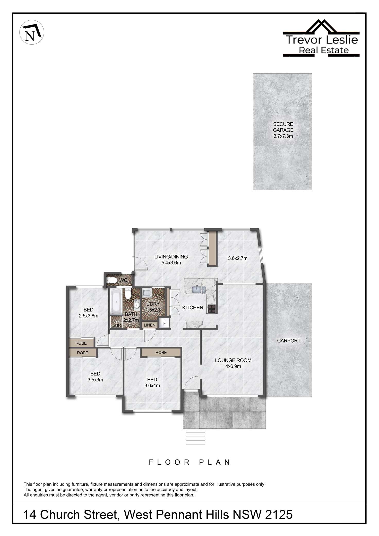 Floorplan of Homely house listing, 14 Church Street, West Pennant Hills NSW 2125