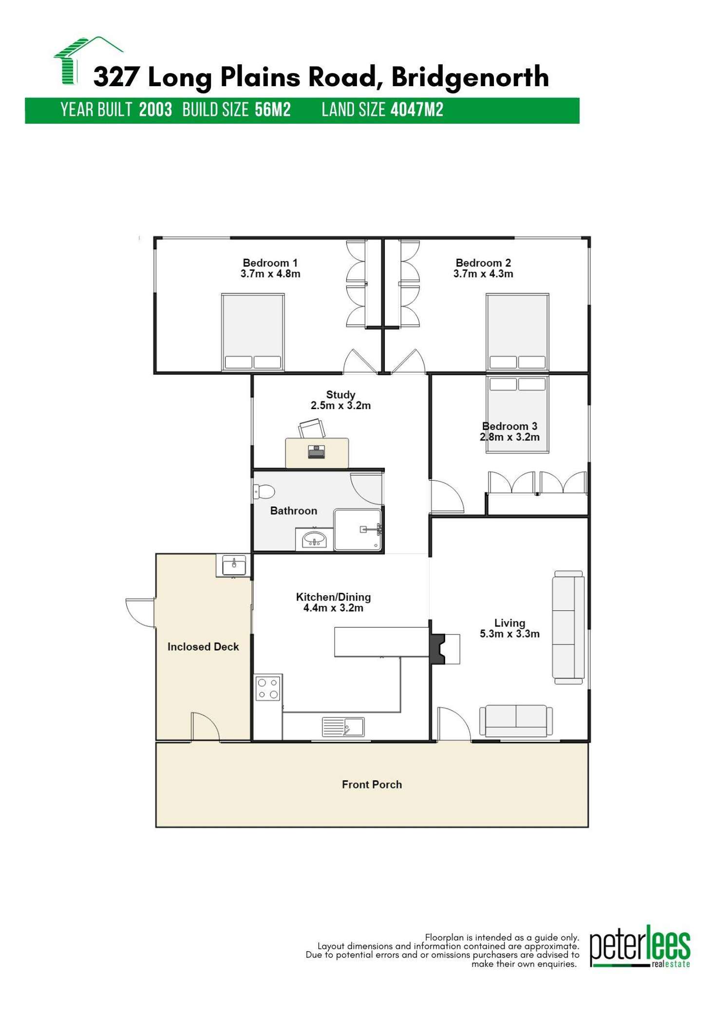 Floorplan of Homely house listing, 327 Long Plains Road, Bridgenorth TAS 7277