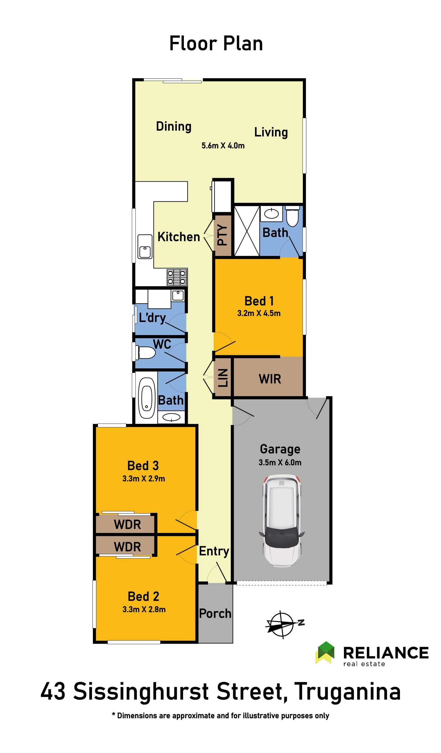 Floorplan of Homely house listing, 43 Sissinghurst Street, Truganina VIC 3029
