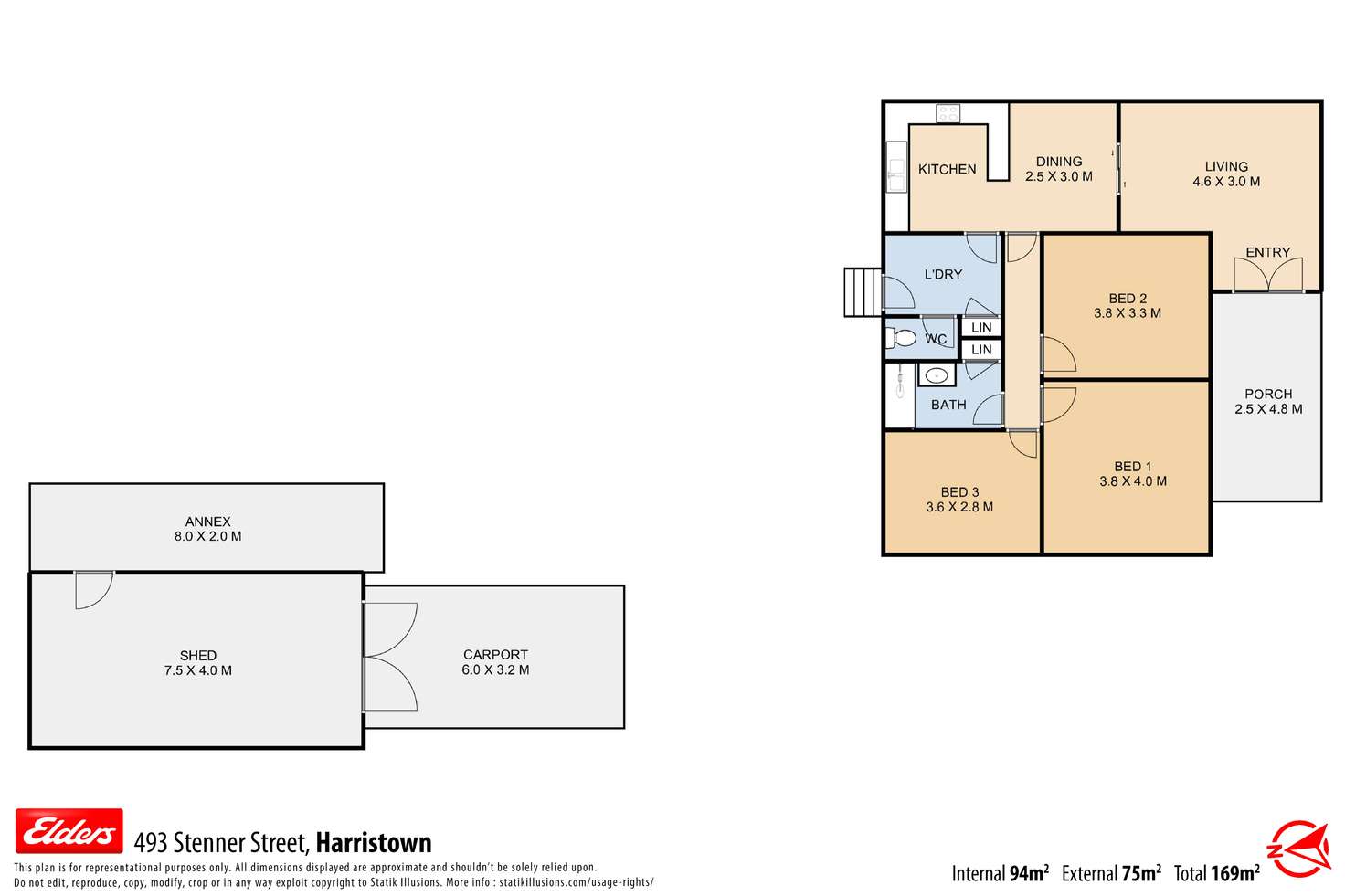 Floorplan of Homely house listing, 493 Stenner Street, Harristown QLD 4350