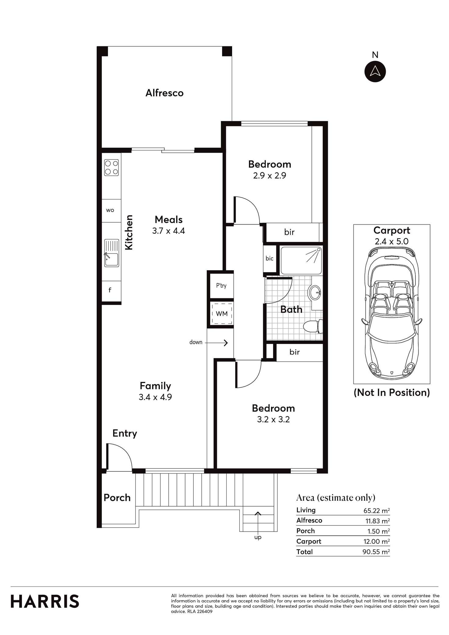 Floorplan of Homely unit listing, 5/1 Lamont Street, Renown Park SA 5008
