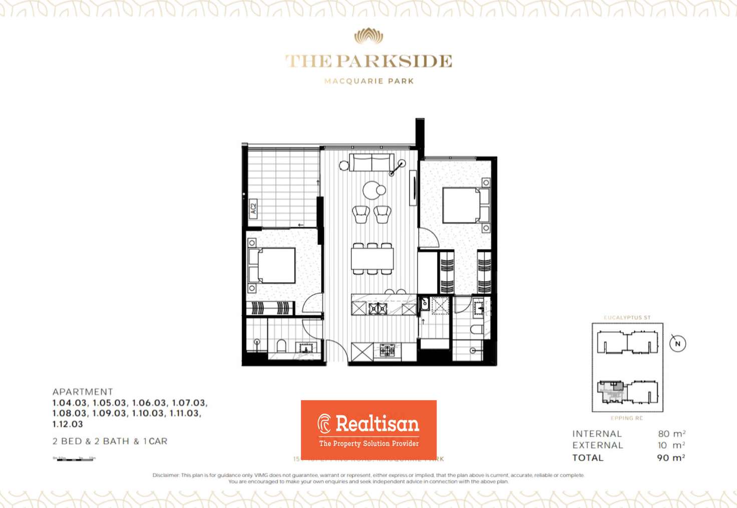 Floorplan of Homely apartment listing, 159-161 Epping Road, Macquarie Park NSW 2113