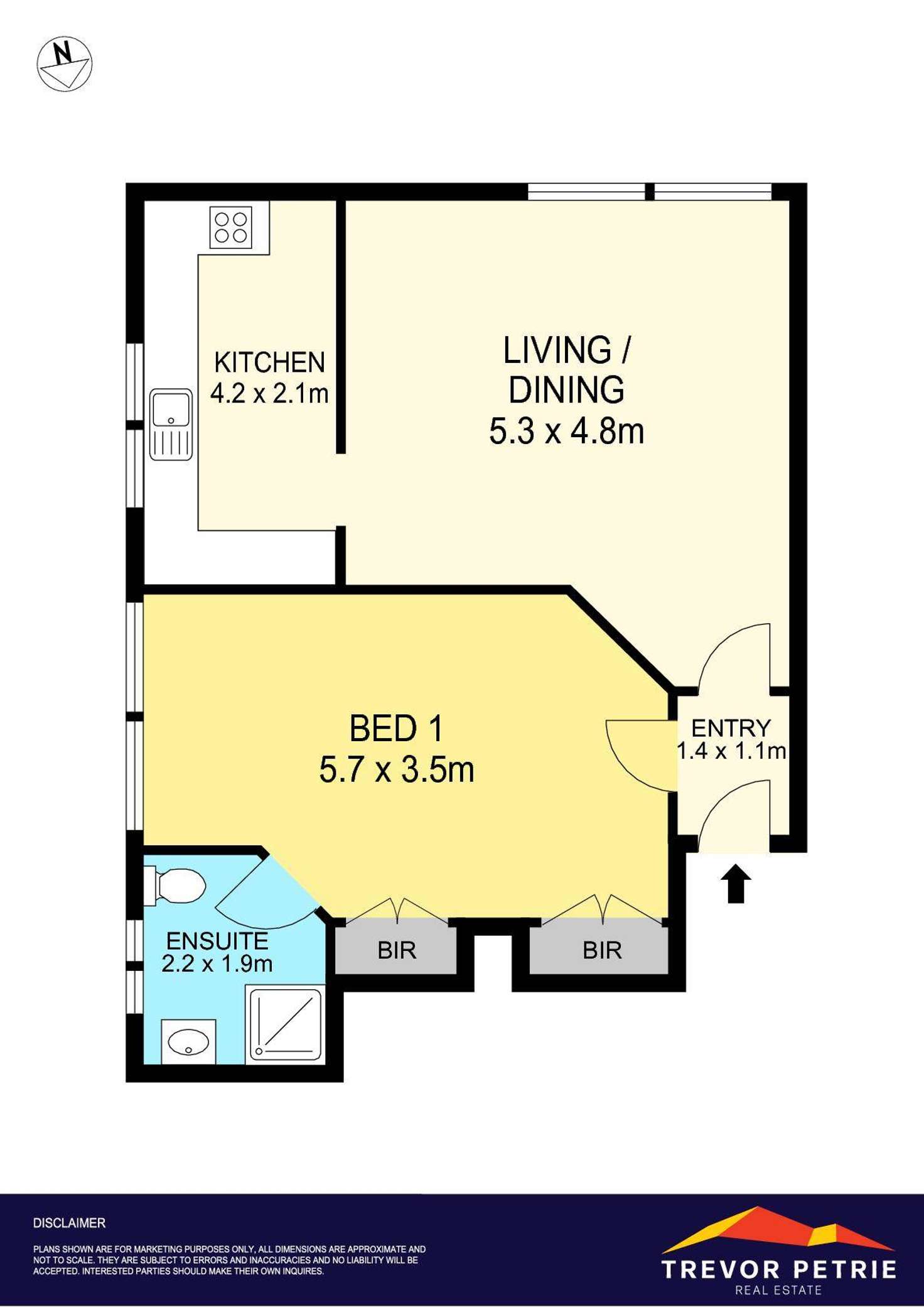 Floorplan of Homely unit listing, 9/304 Clarendon Street, Soldiers Hill VIC 3350