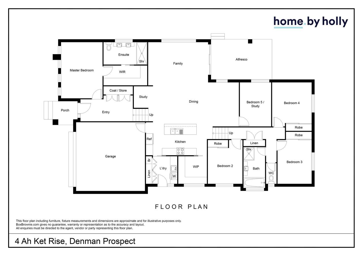 Floorplan of Homely house listing, 4 Ah Ket Rise, Denman Prospect ACT 2611