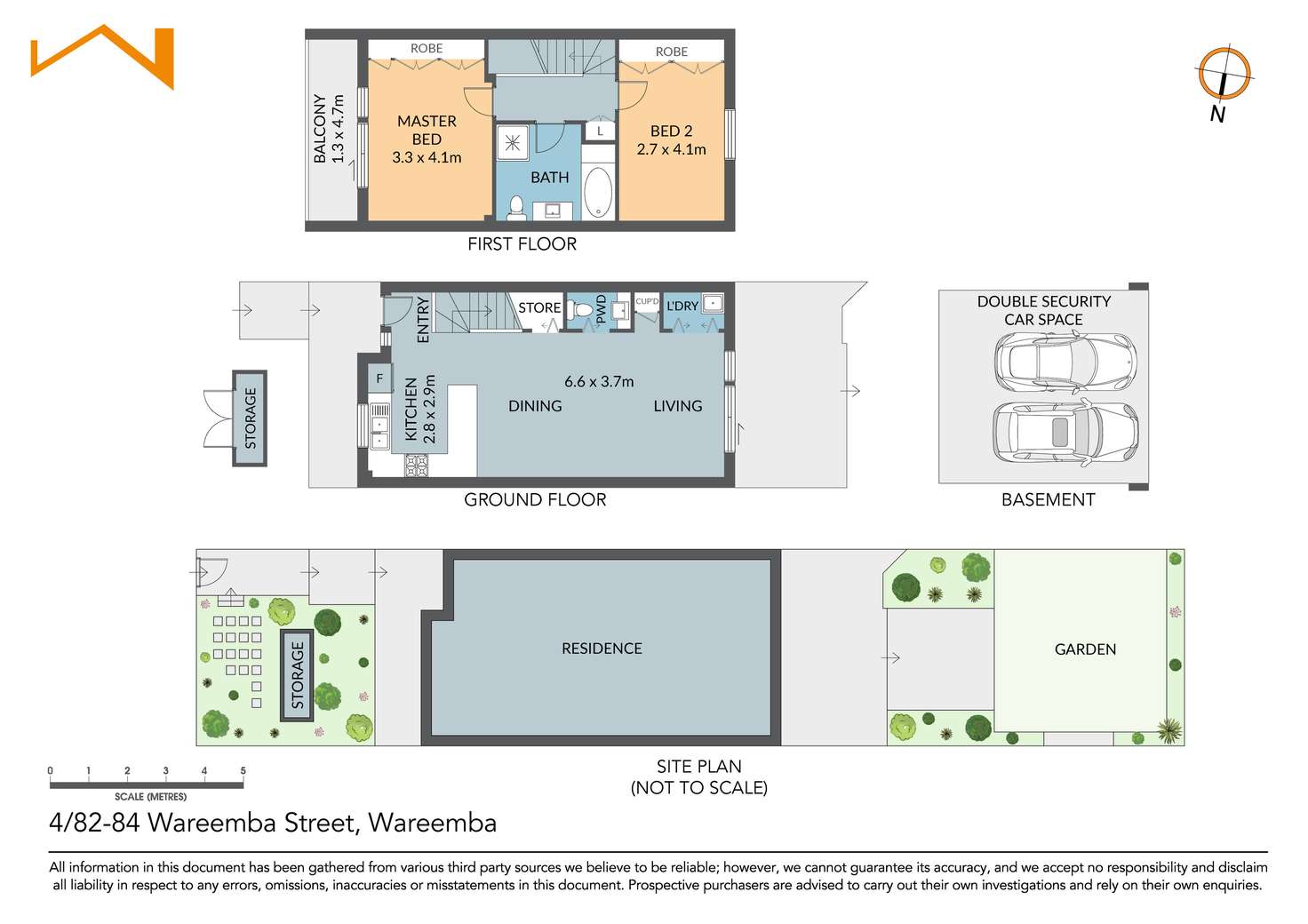 Floorplan of Homely townhouse listing, 4/82-84 Wareemba Street, Wareemba NSW 2046
