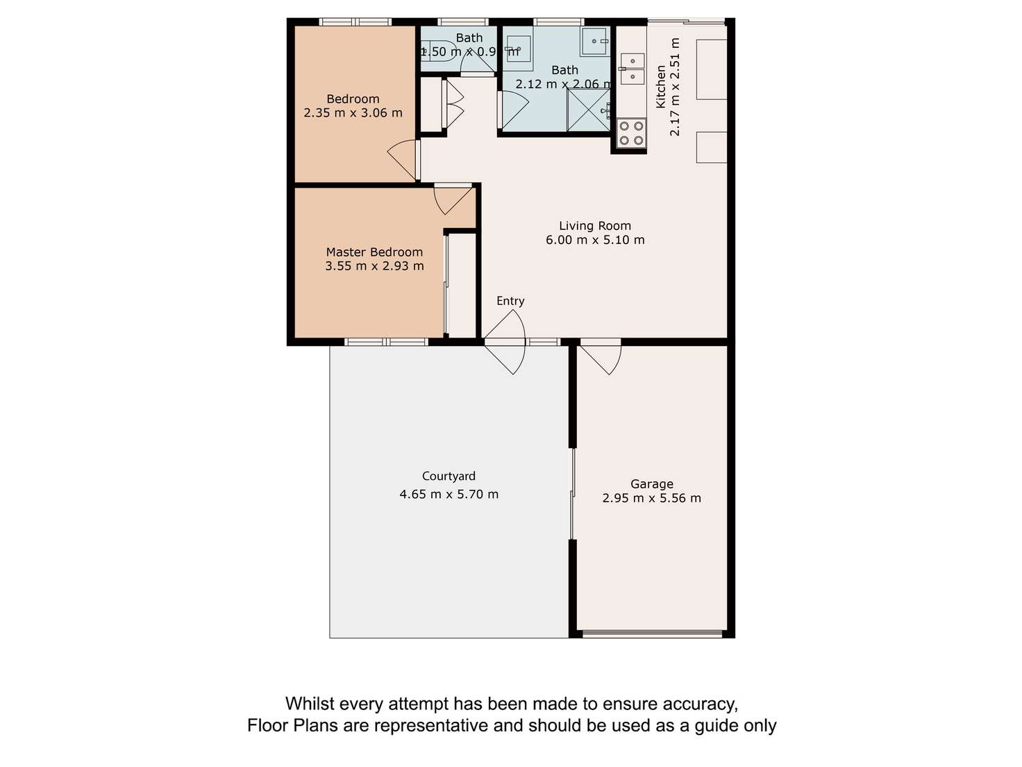 Floorplan of Homely townhouse listing, 110/11 West Dianne Street, Lawnton QLD 4501