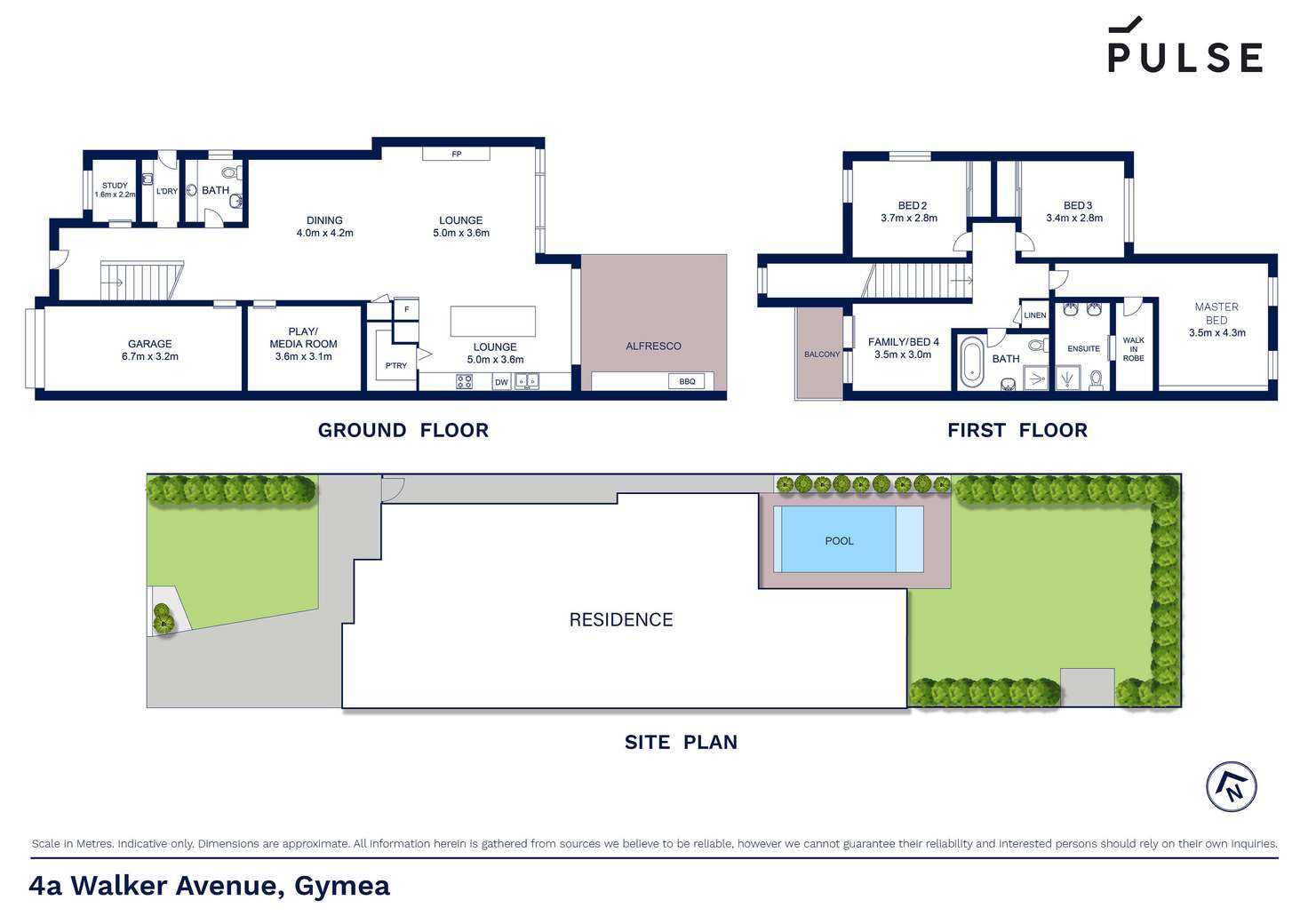 Floorplan of Homely semiDetached listing, 4A Walker Avenue, Gymea NSW 2227